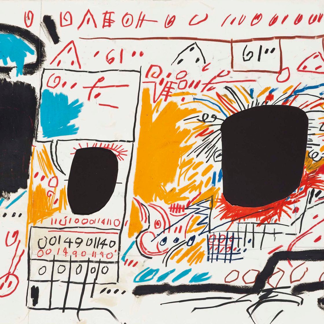 Jean-Michel Basquiat — Без названия (табло)