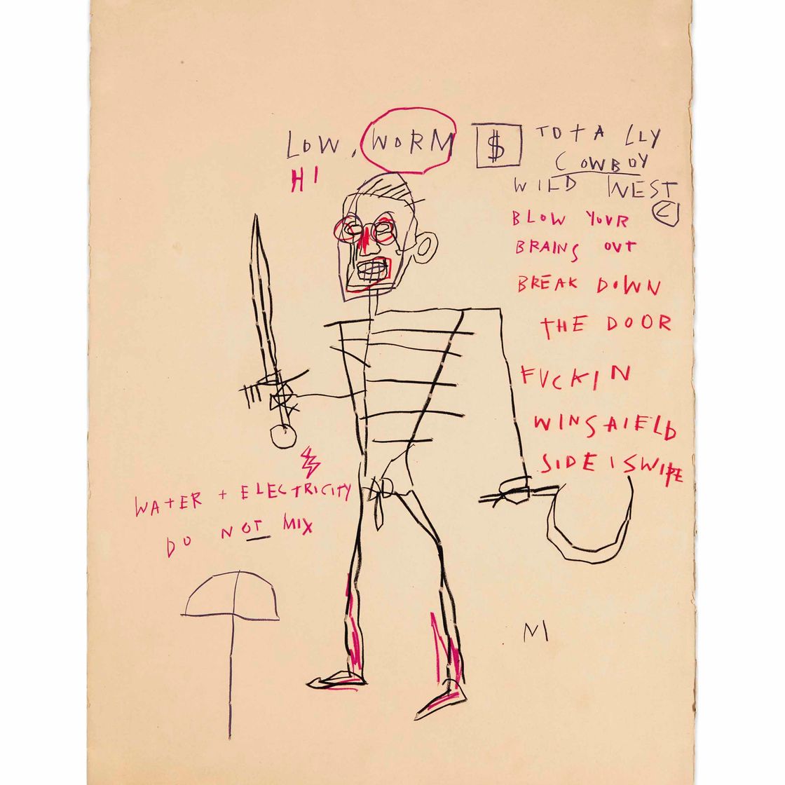 Jean-Michel Basquiat — Без названия (Рим)