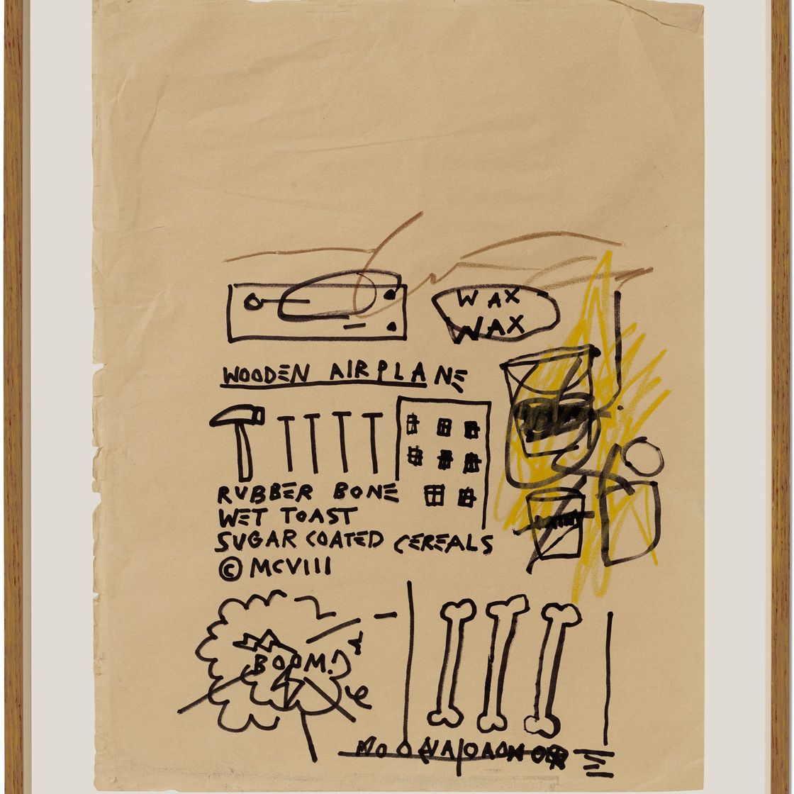 Jean-Michel Basquiat — Без названия (Деревянный самолетик), изображение 2