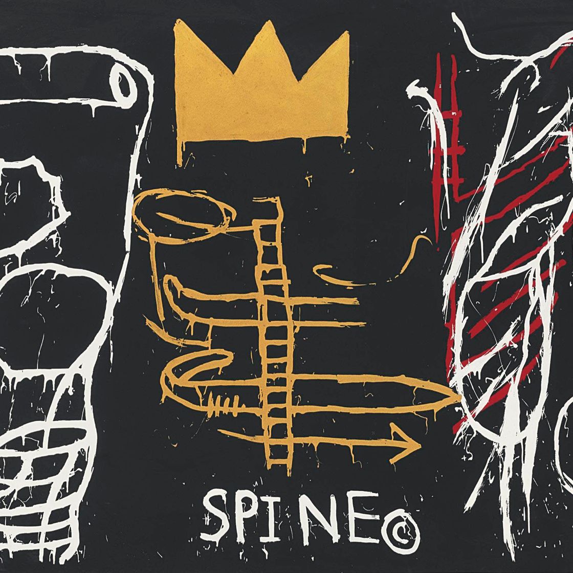 Jean-Michel Basquiat — Задняя часть шеи