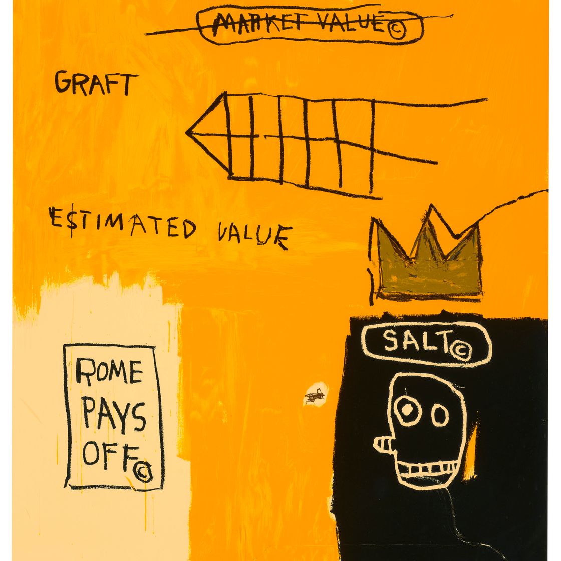 Jean-Michel Basquiat — Рим окупается, судя по портфолио II, изображение 1