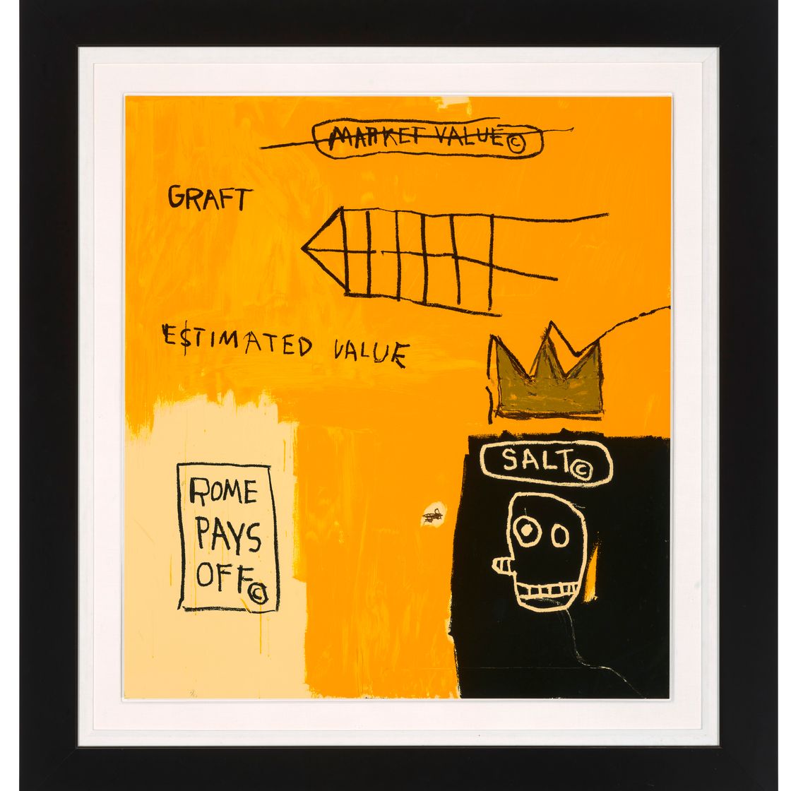 Jean-Michel Basquiat — Рим окупается, судя по портфолио II, изображение 2