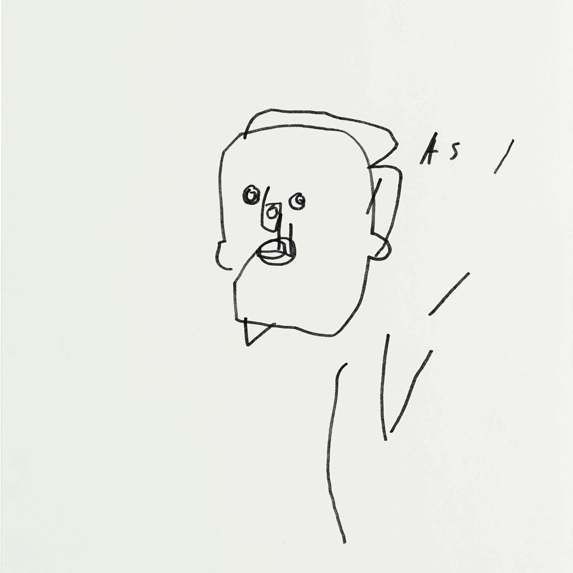 Jean-Michel Basquiat — Без названия (Лица)