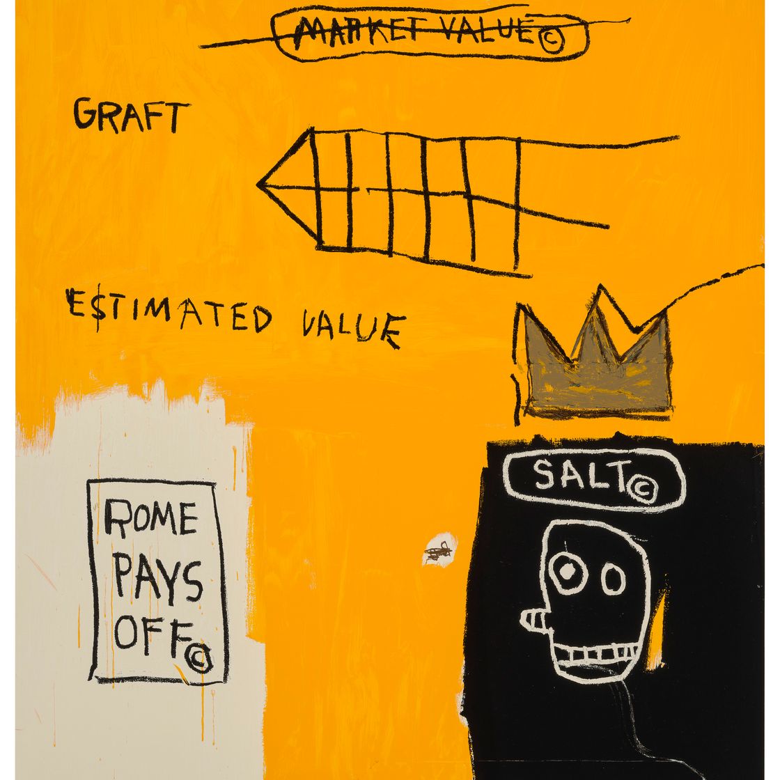 Jean-Michel Basquiat — Рим окупается, судя по портфолио II, изображение 1