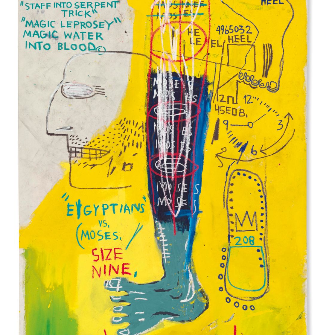 Jean-Michel Basquiat — Ранний Моисей