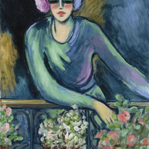 Jean-Pierre Cassigneul — Красавица на балконе