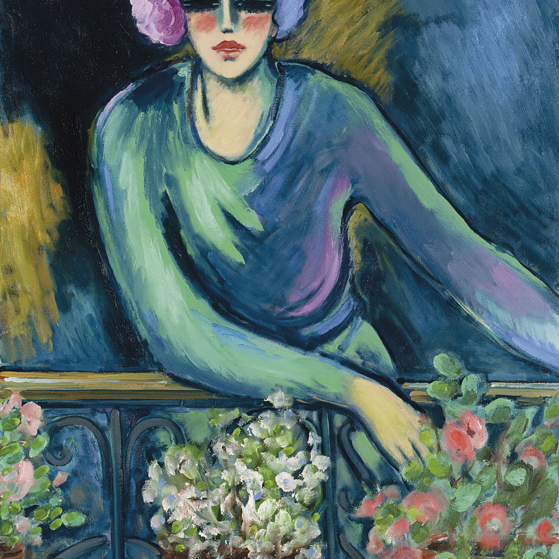 Jean-Pierre Cassigneul — Красавица на балконе
