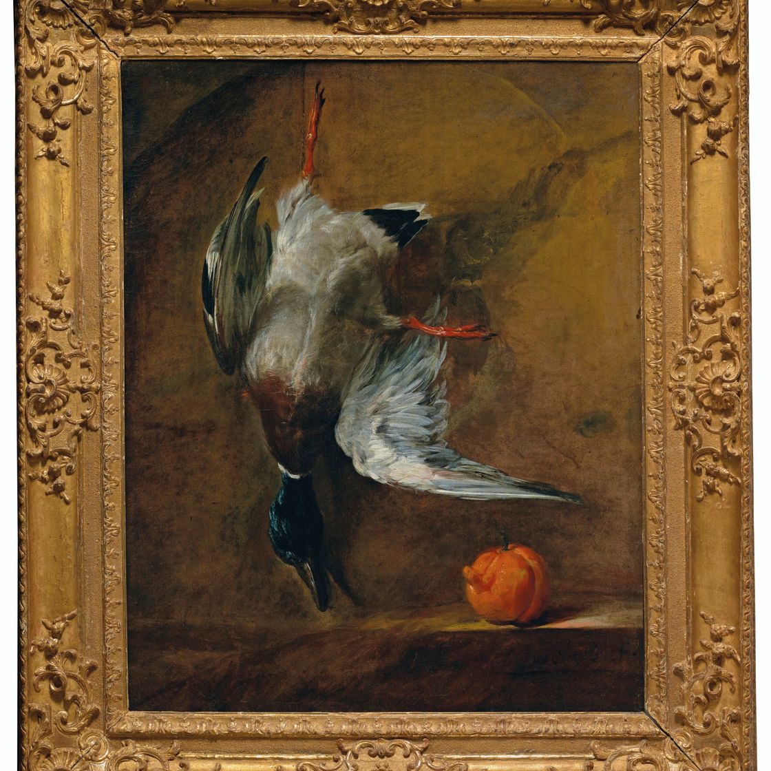 Jean-Siméon Chardin — Кряква и горький апельсин, изображение 2