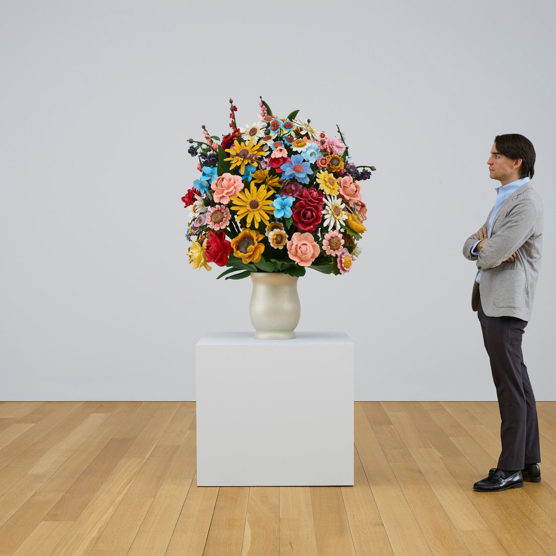 Jeff Koons — Большая ваза с цветами, изображение 8