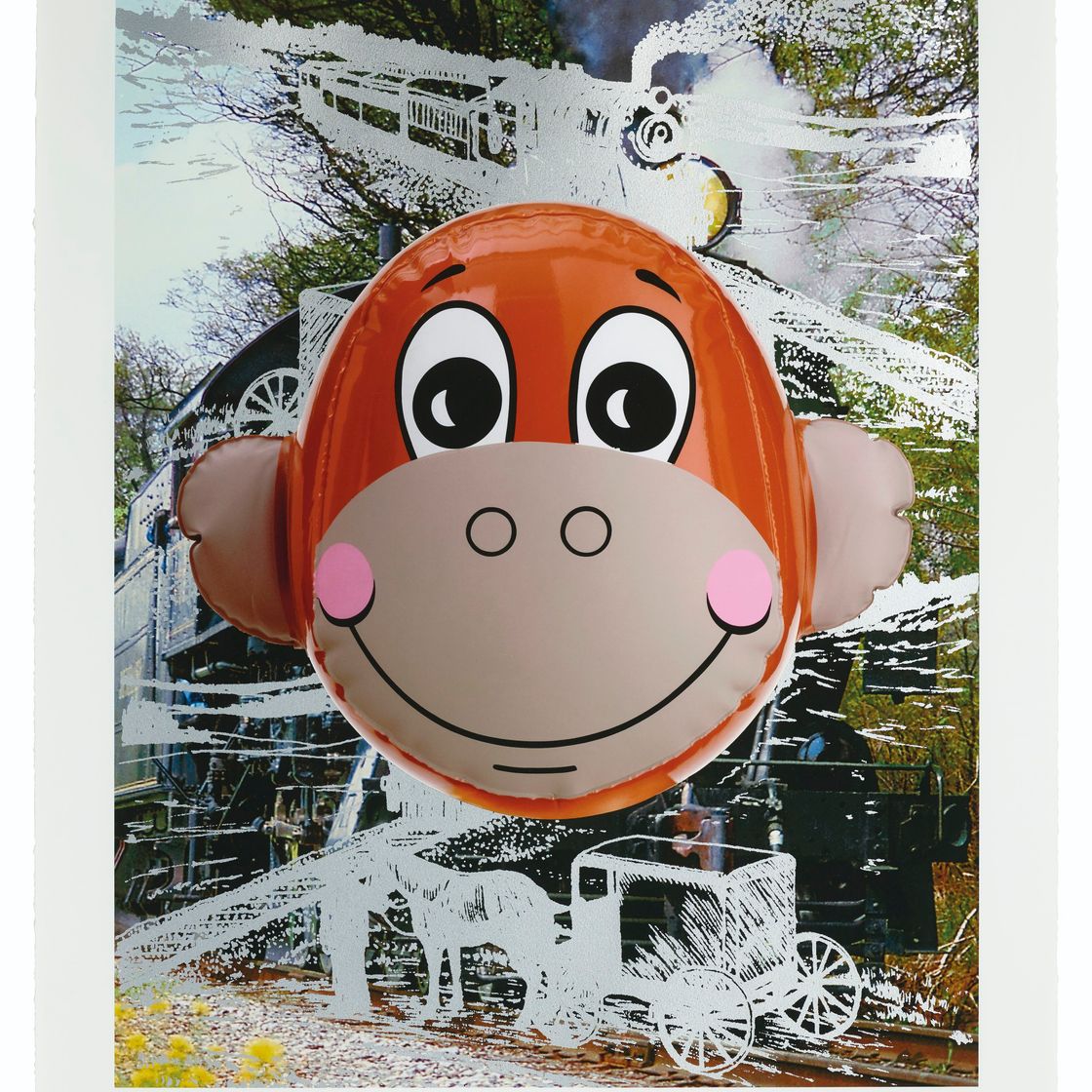 Jeff Koons — Обезьяний поезд