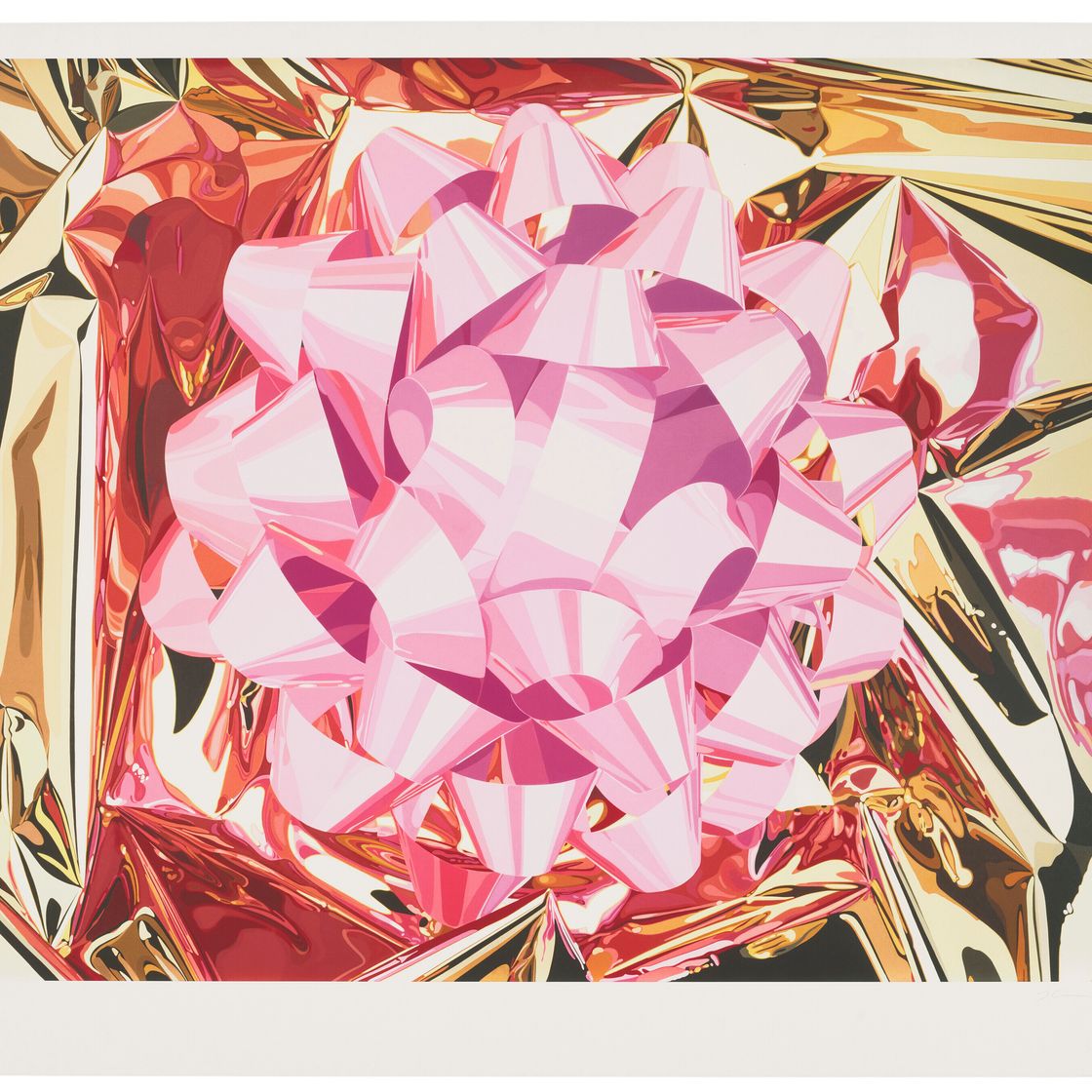Jeff Koons — Розовый бант, серия "Празднование", 1995-1997