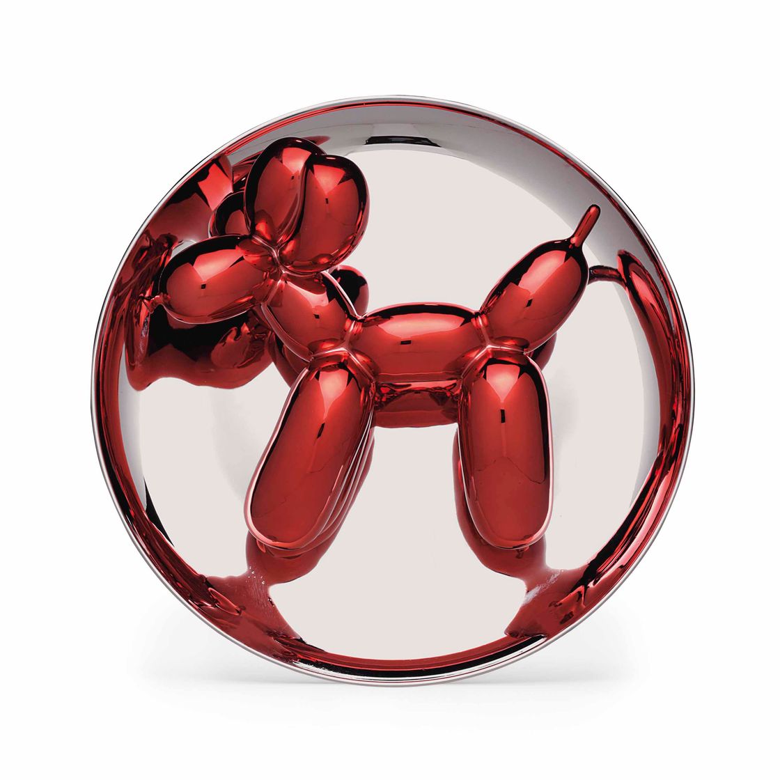 Jeff Koons — Собака на воздушном шаре (красная)