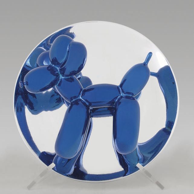 Jeff Koons — Собака на воздушном шаре (синяя)