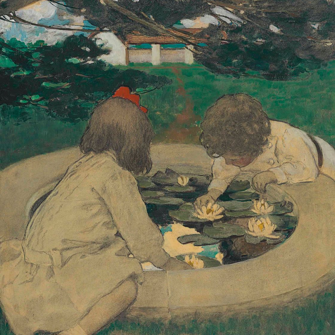 Jessie Willcox Smith — Бассейн с лилиями
