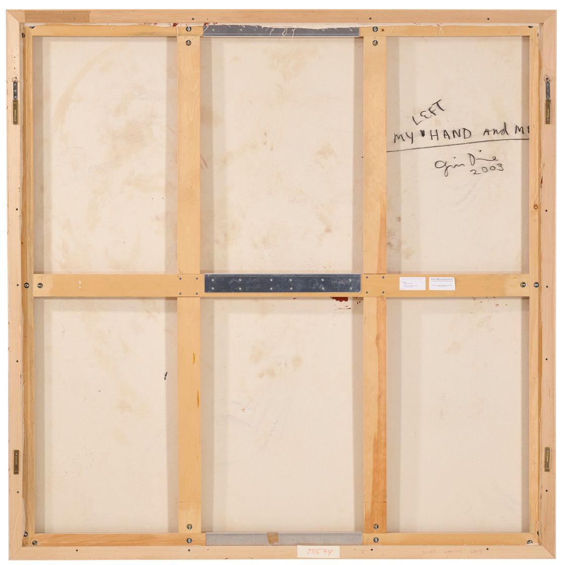 Jim Dine — Моя левая Рука и я сам, изображение 2