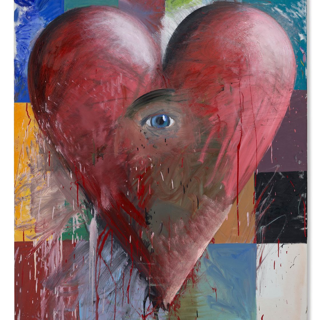 Jim Dine — Красное сердце "я", изображение 1