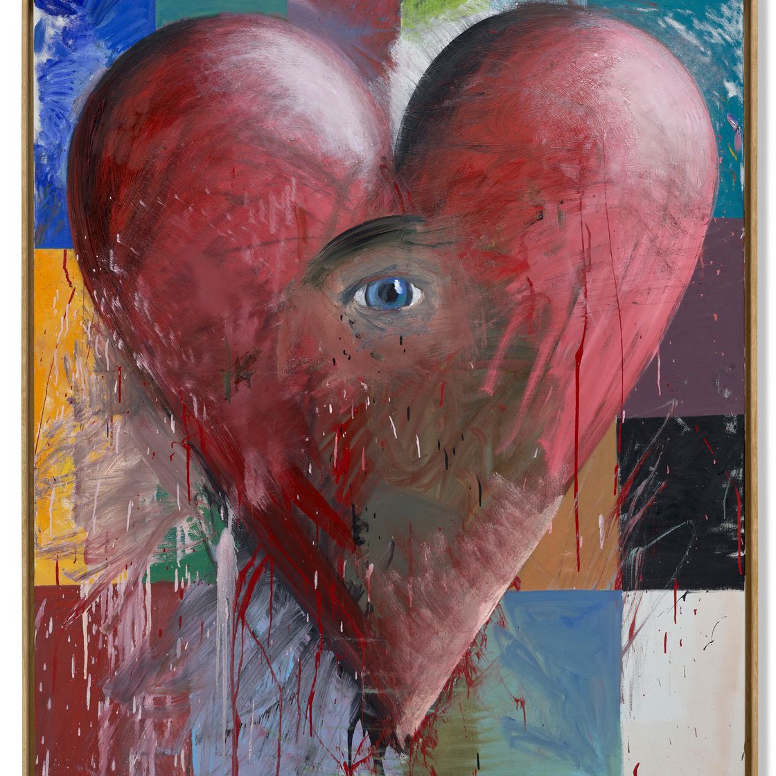 Jim Dine — Красное сердце "я", изображение 2