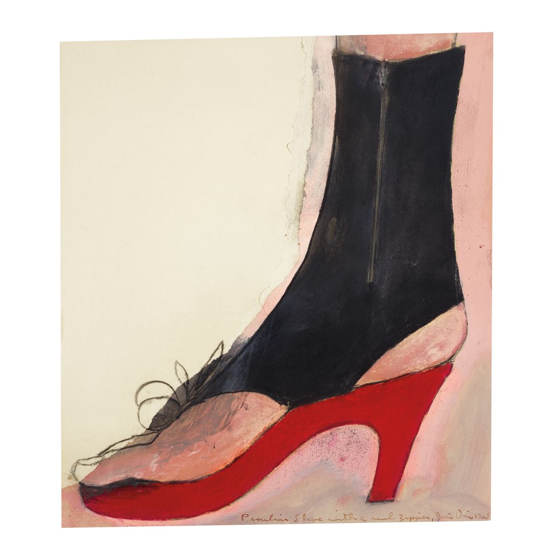 Jim Dine — Необычная обувь с настоящей молнией