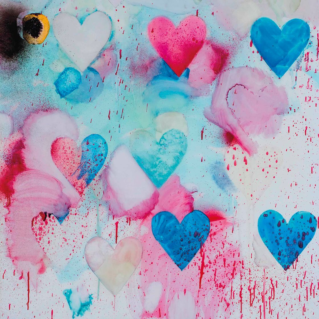 Jim Dine — Рисунок большого сердца №11