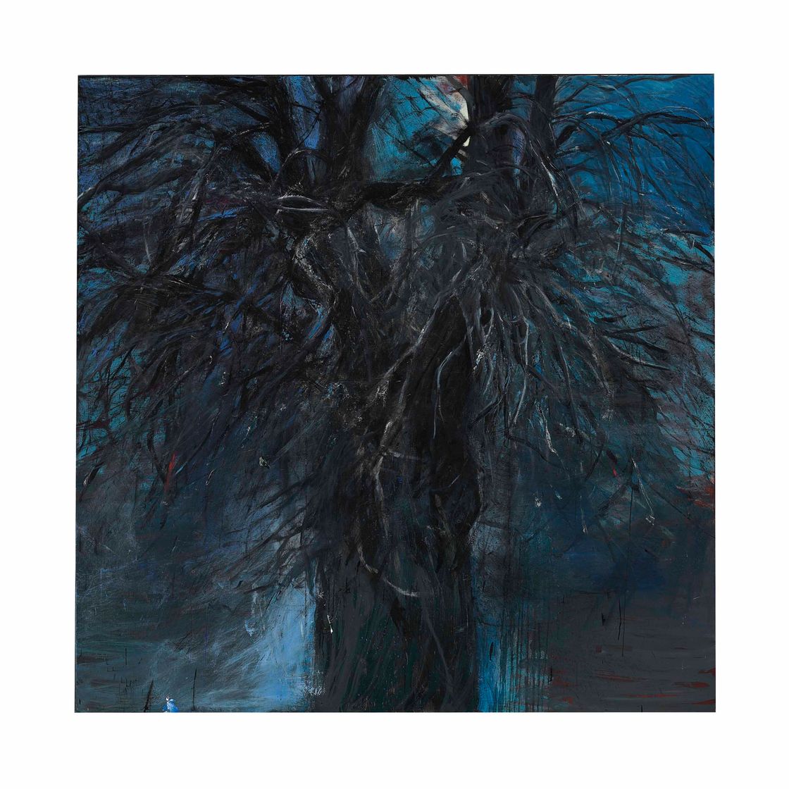 Jim Dine — Осенняя синева с красным отсветом
