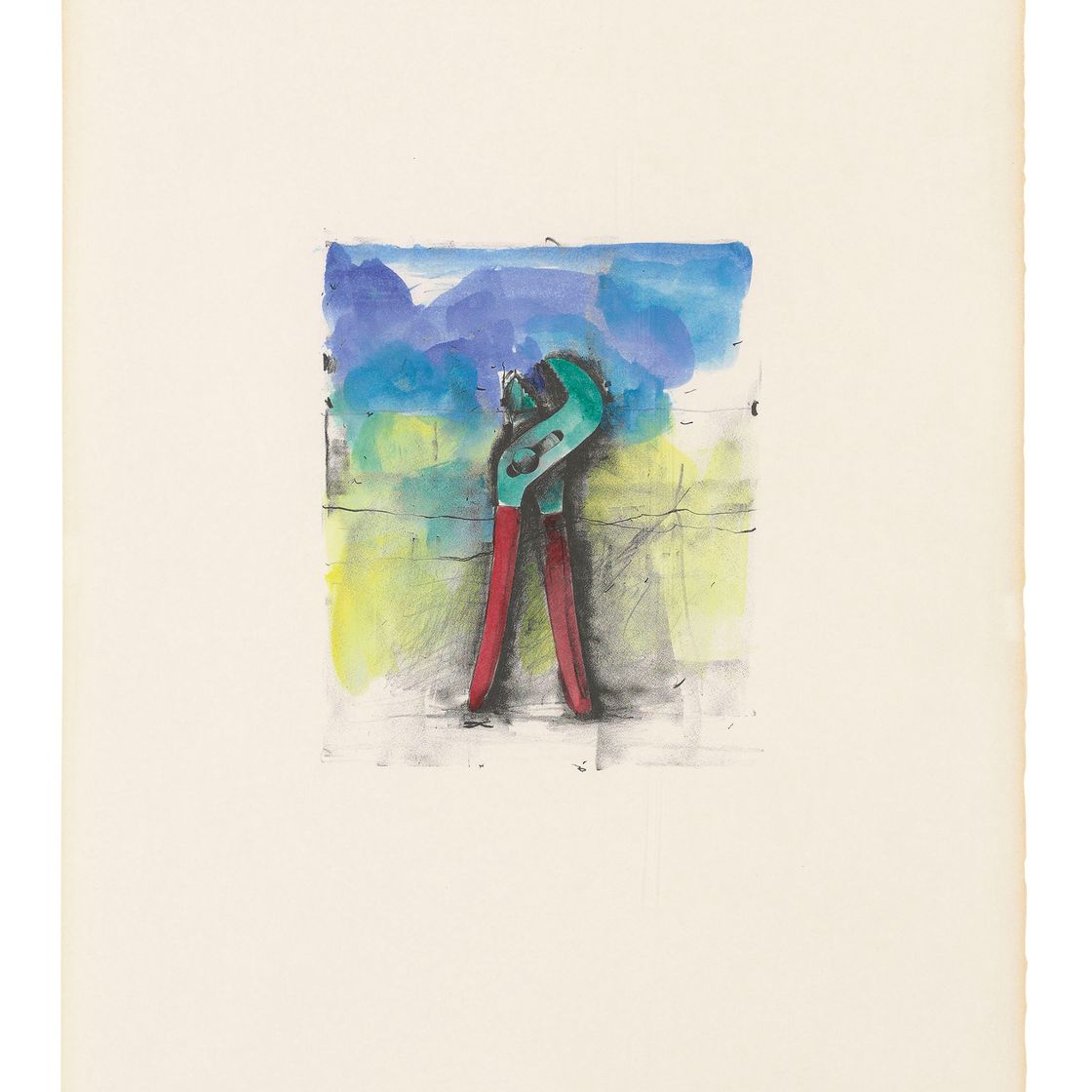 Jim Dine — Десять раскрашенных вручную зимних принадлежностей II, изображение 2