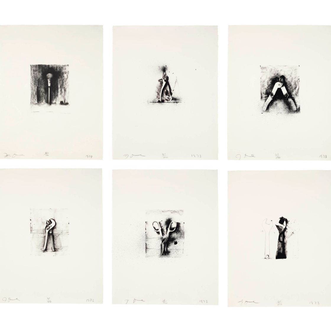 Jim Dine — Десять зимних инструментов (Williams College 108-17)