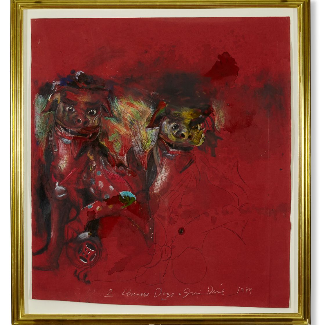 Jim Dine — Две китайские собаки, изображение 2