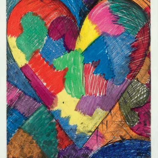 Jim Dine — Прекрасное сердце (Каллен 111)