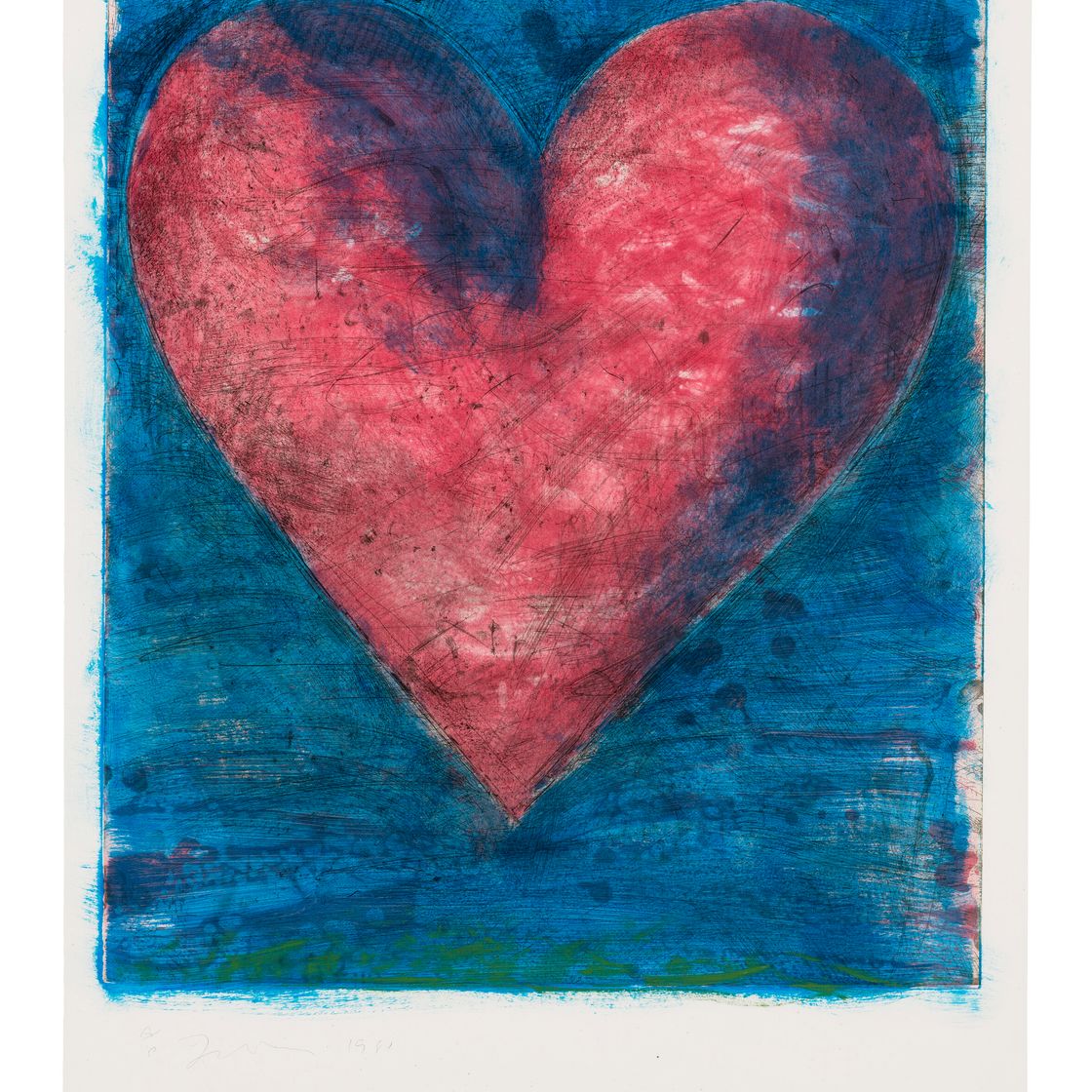 Jim Dine — Сердце на улице Гренель