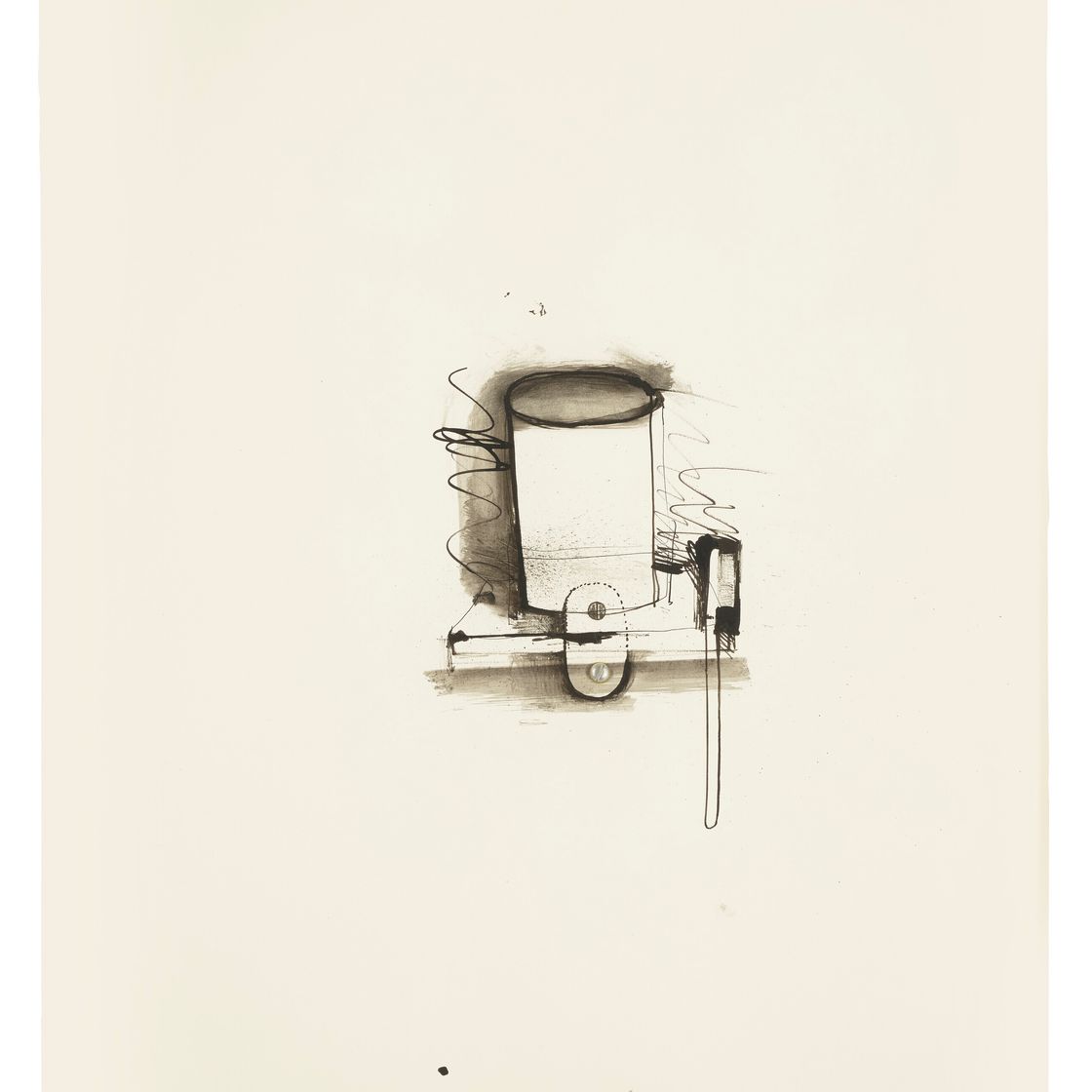 Jim Dine — Зубная щетка и стакан