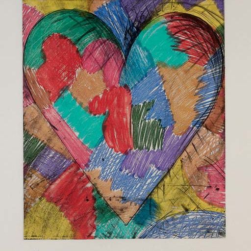 Jim Dine — Сердце, называемое Парижской весной (Д'Энч и Файнберг, 118)