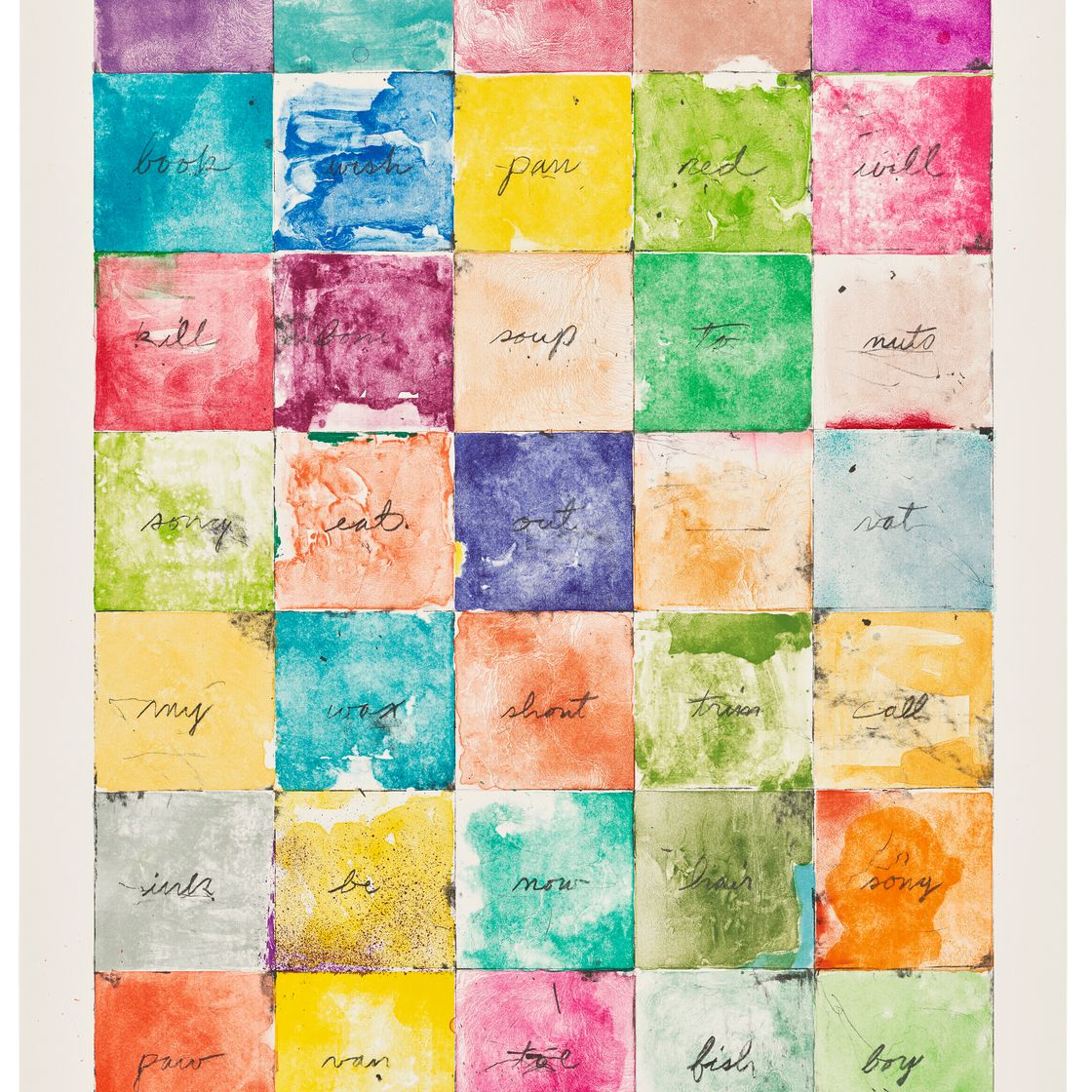 Jim Dine — Настенная диаграмма I