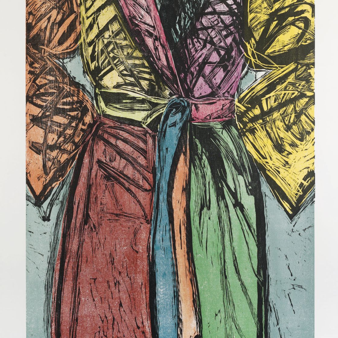 Jim Dine — Четырнадцатицветный халат с резьбой по дереву (D'Ench & Feinberg 112)