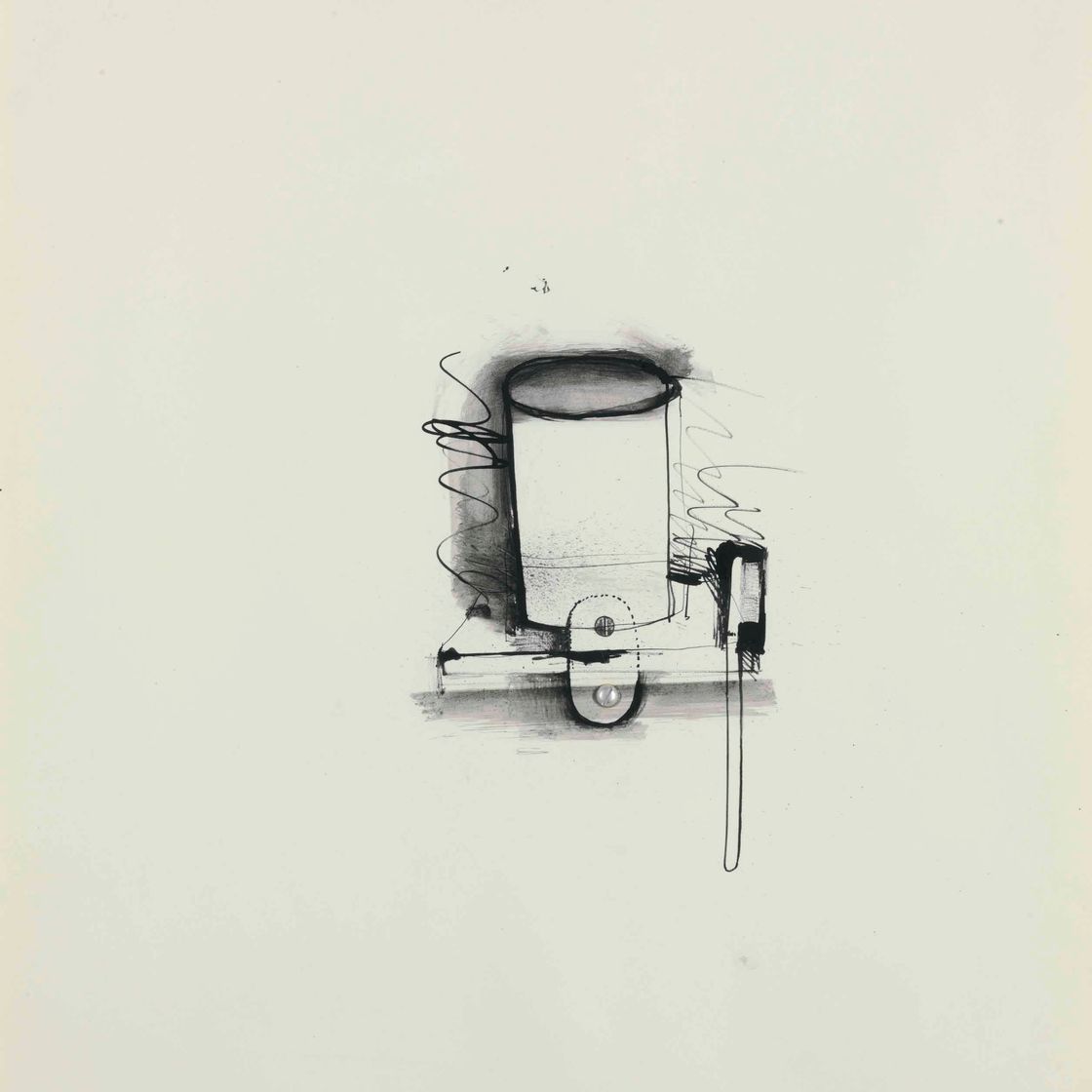 Jim Dine — Зубная щетка и стакан