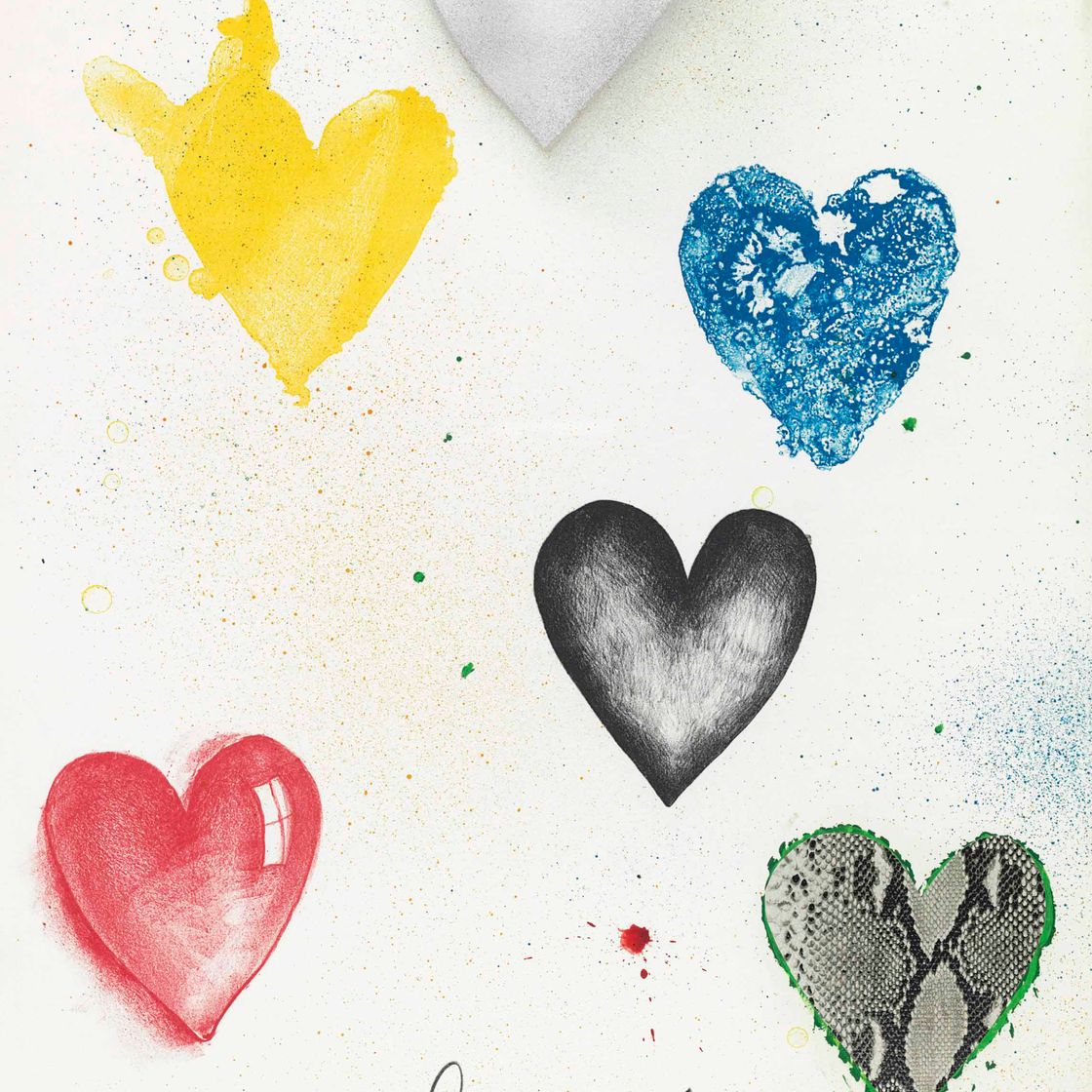 Jim Dine — Шесть сердец
