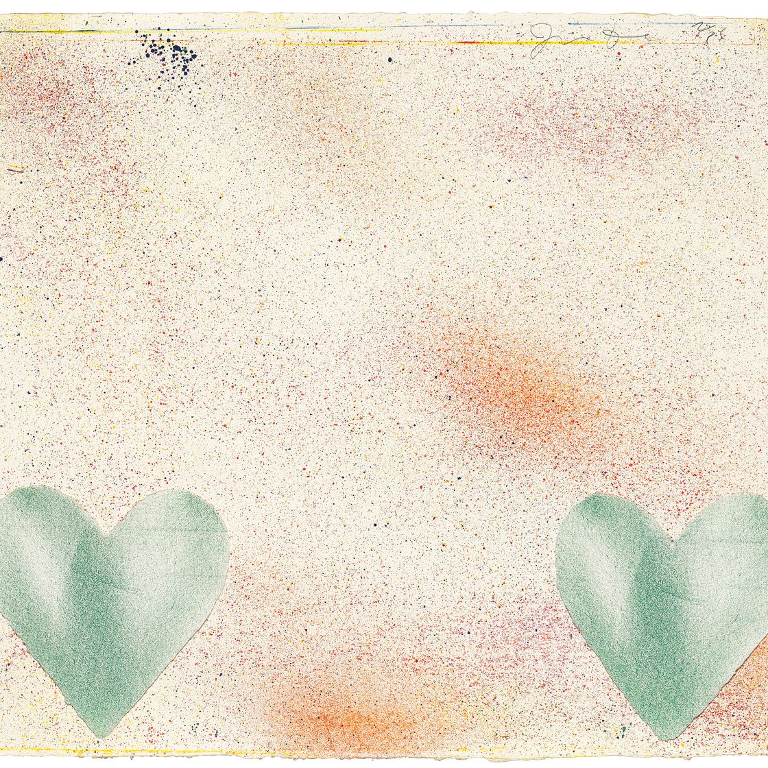 Jim Dine — Пять тарелок от: Dutch Hearts, изображение 2
