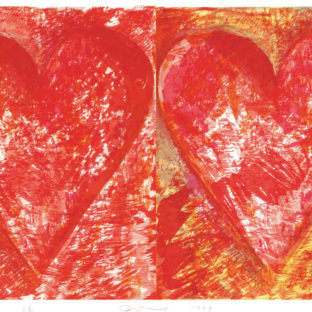 Jim Dine — Два красных сердца (С. 59)