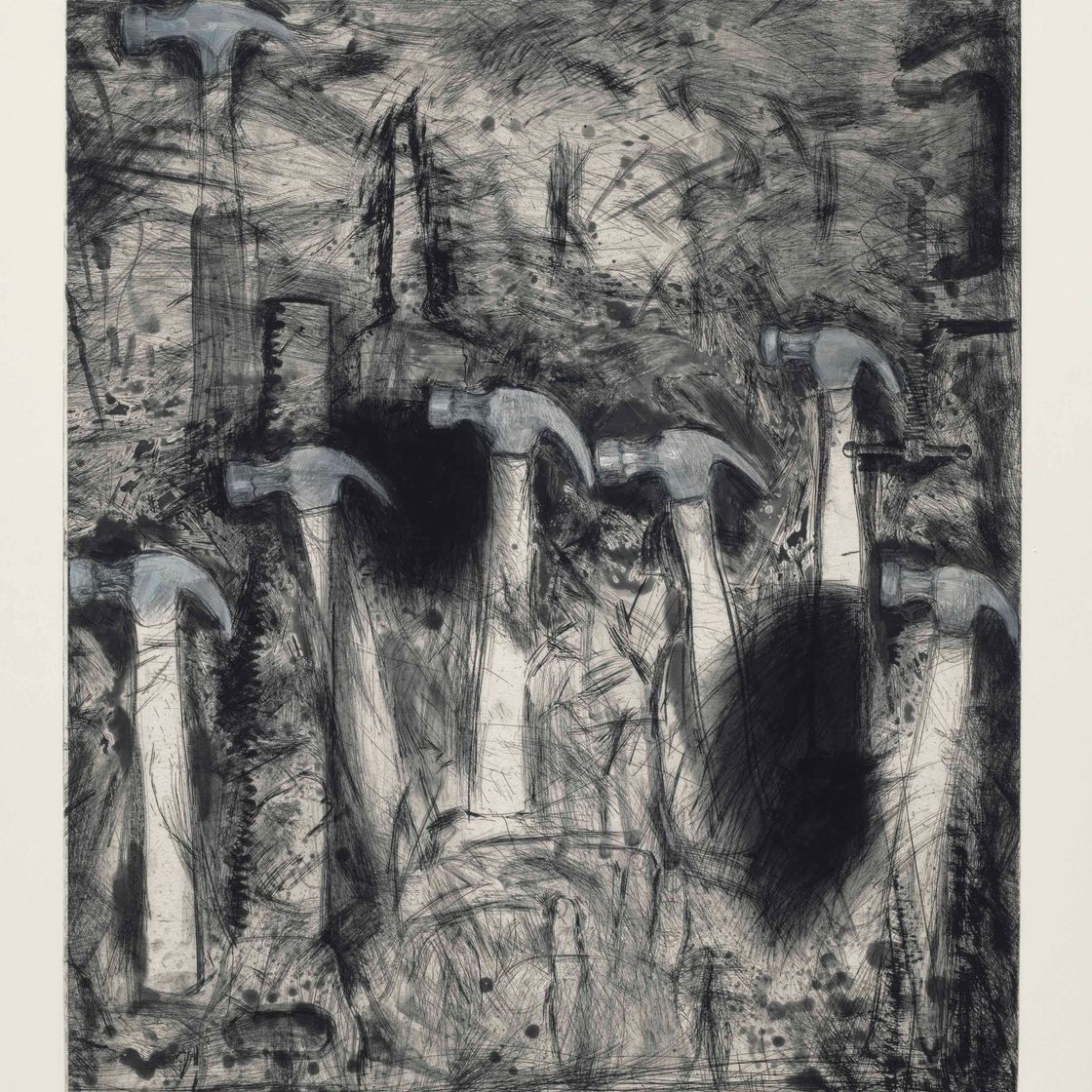 Jim Dine — Семь белых молотов