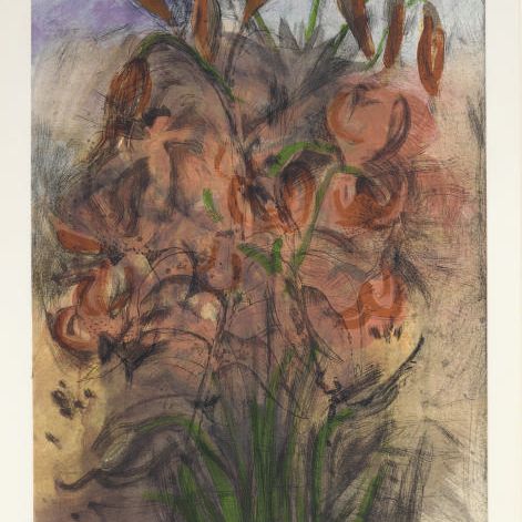 Jim Dine — Лилии с красным перцем (C. 130)