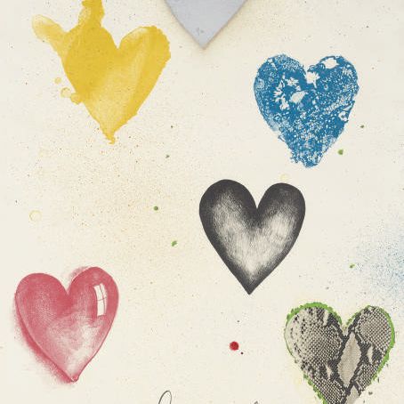 Jim Dine — Шесть сердец (колледж Уильямса, 12)