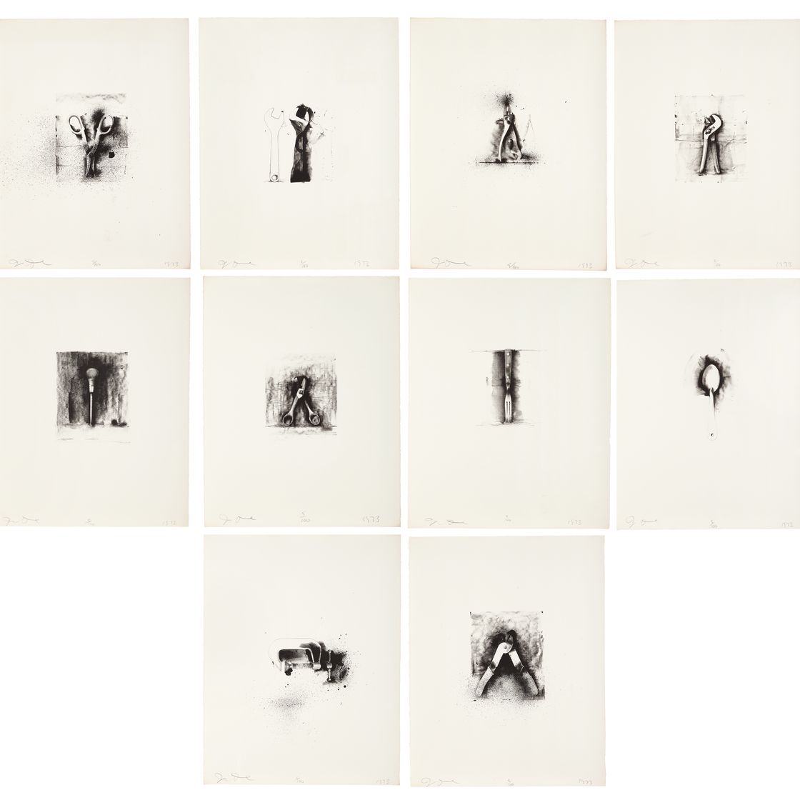 Jim Dine — Десять зимних инструментов, изображение 1