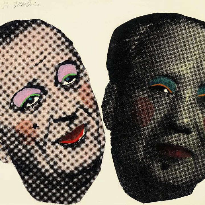 Jim Dine — Перетаскивание: Джонсон и Мао (Галерея Микро, д. 44)