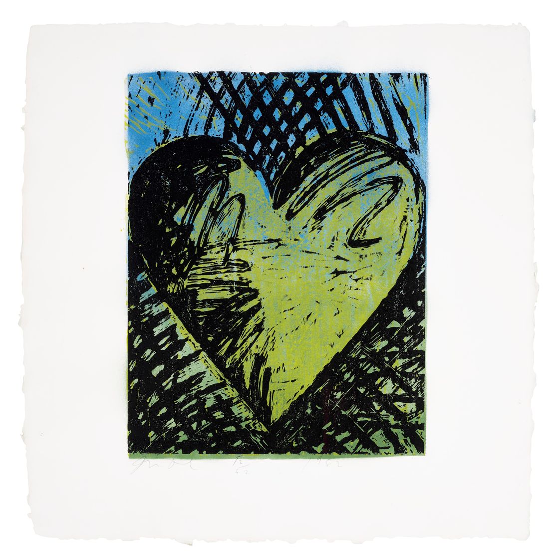 Jim Dine — Солнечная гравюра на дереве