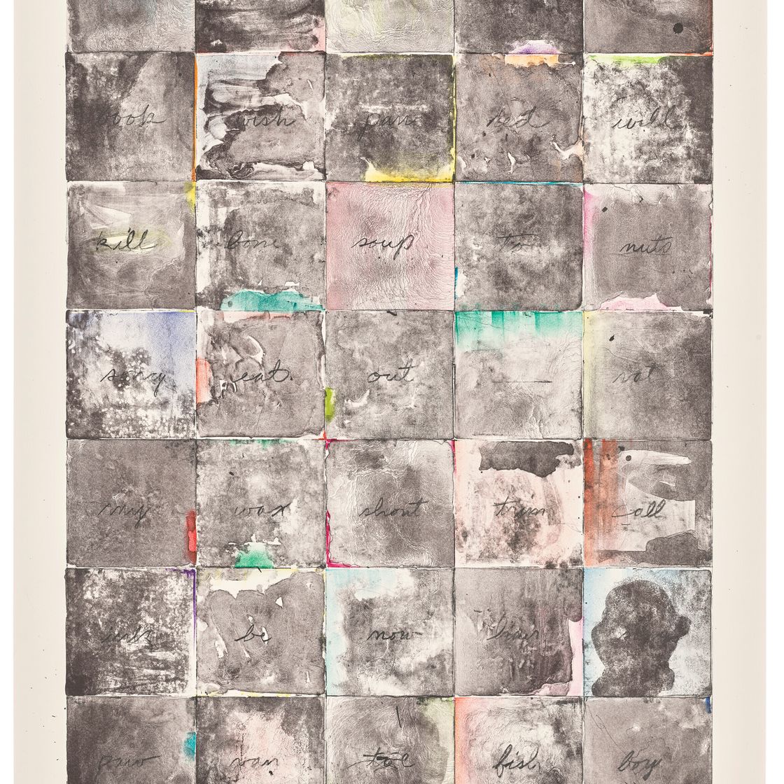 Jim Dine — Настенная диаграмма II