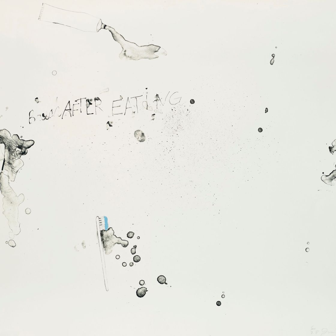 Jim Dine — Чистите зубы после еды