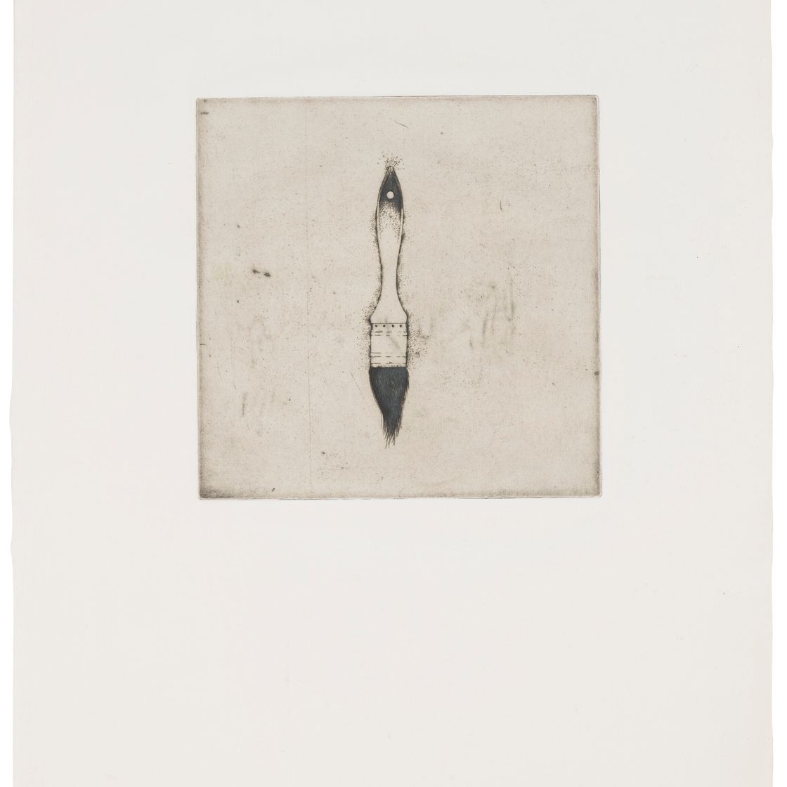 Jim Dine — Четыре немецкие кисти: Один отпечаток