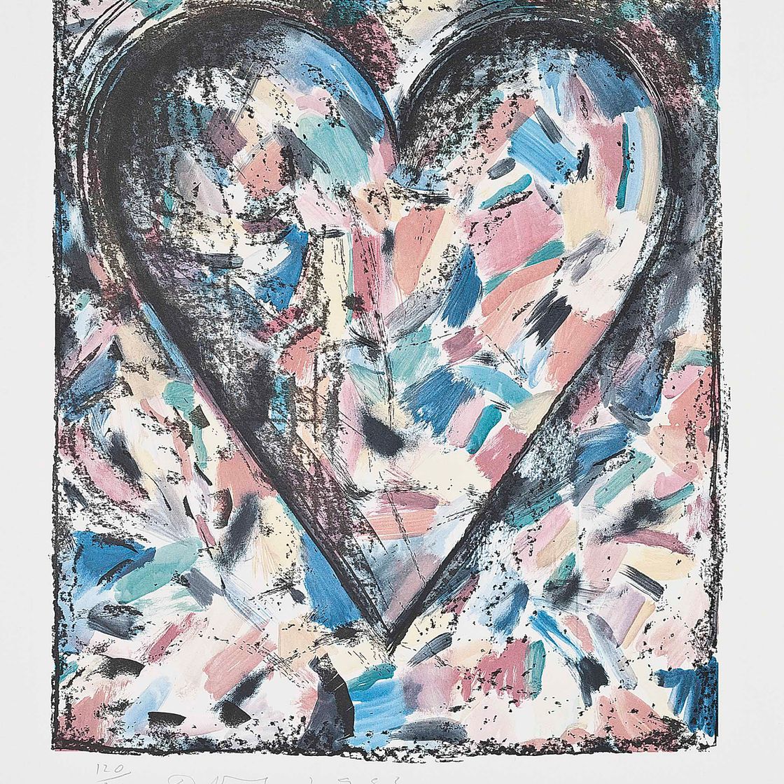 Jim Dine — Сердечко из конфетти, из серии Astra