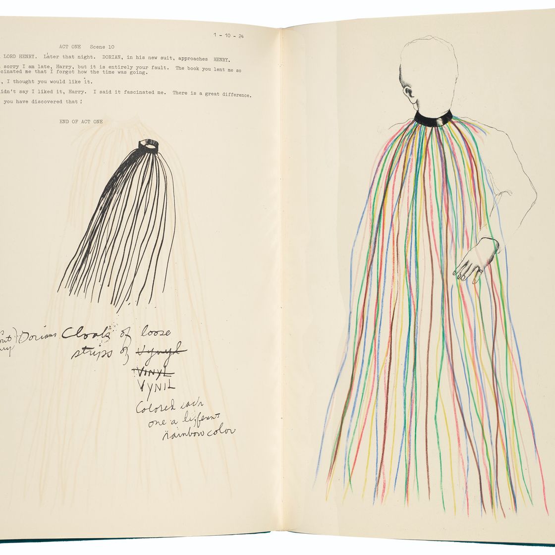Jim Dine — Оскар Уайльд, "Портрет Дориана Грея", Petersburg Press, Ltd., Лондон, 1968, изображение 1