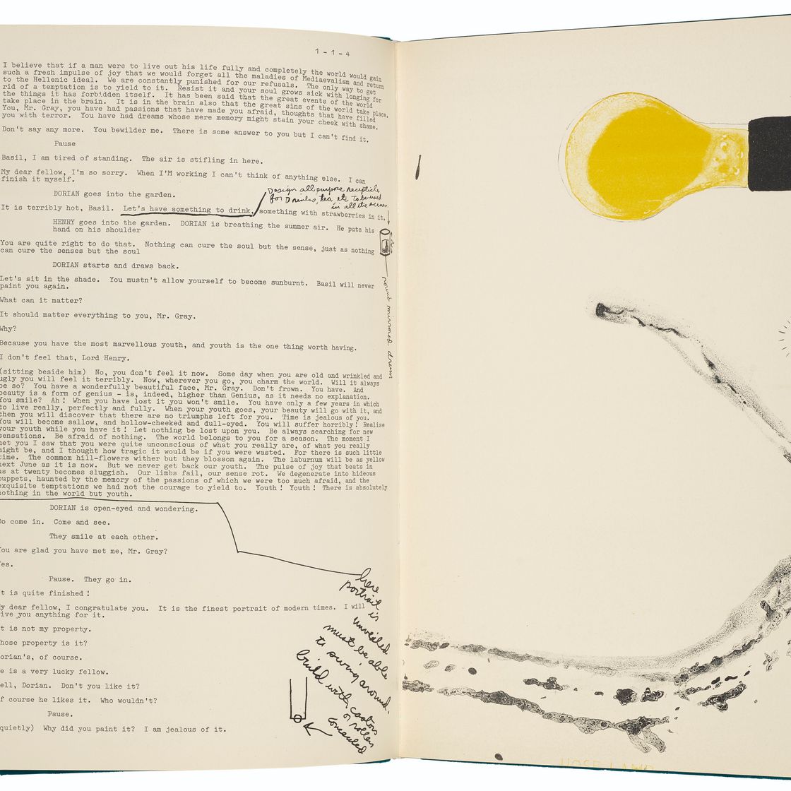 Jim Dine — Оскар Уайльд, "Портрет Дориана Грея", Petersburg Press, Ltd., Лондон, 1968, изображение 3
