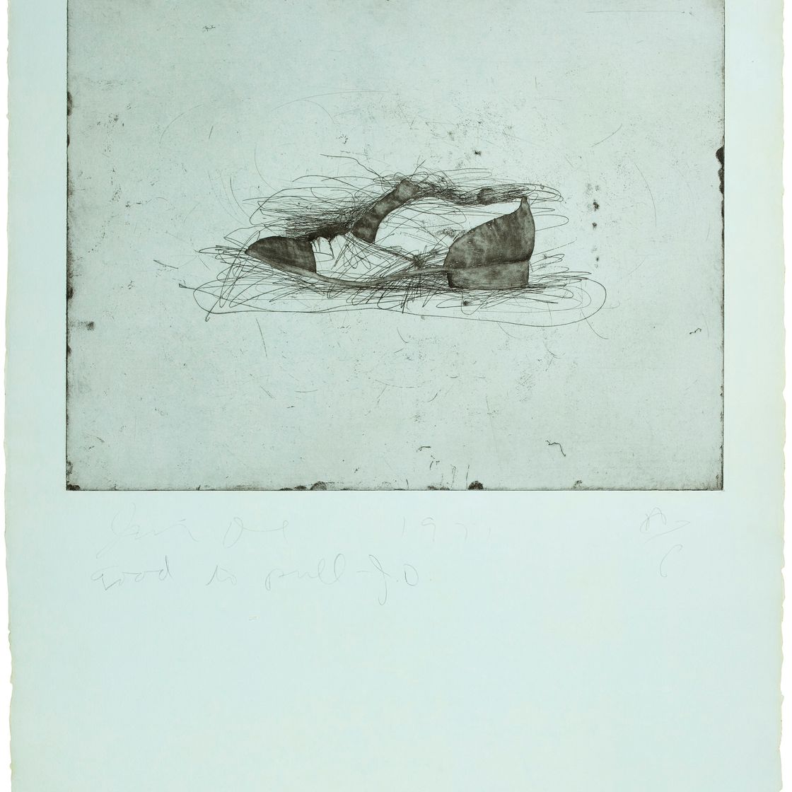 Jim Dine — Обувь (первое состояние)